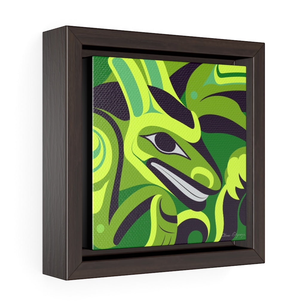 Formite on Green Framed Premium Gallery Wrap Canvas