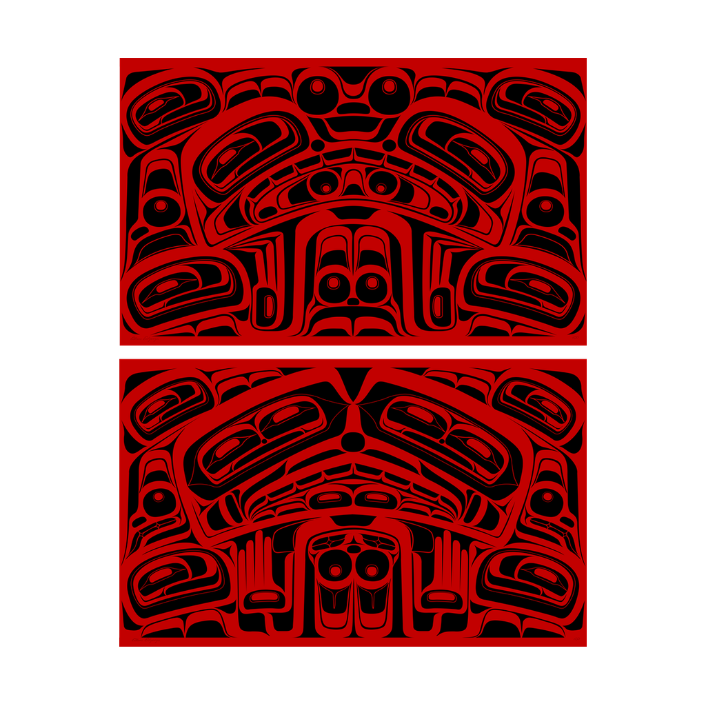 Sea Monster I,II on Paper