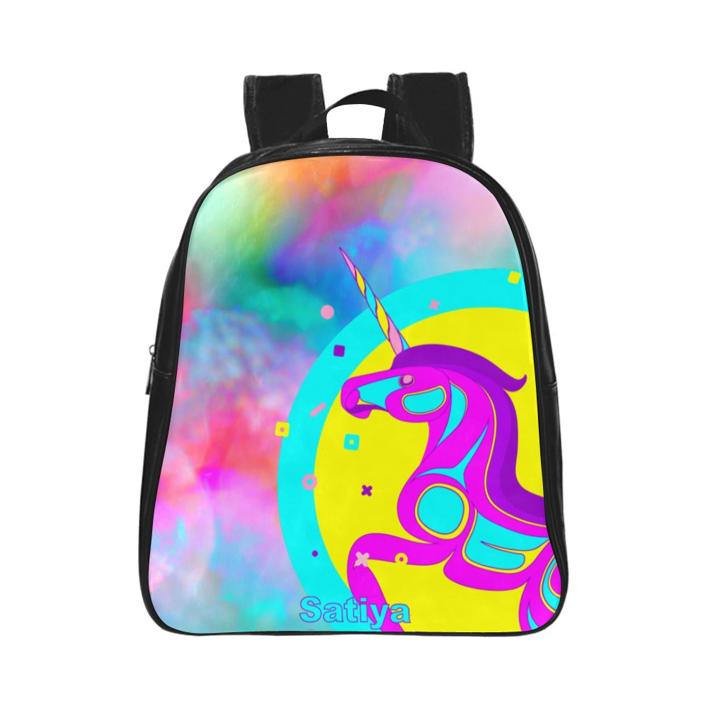 Satiya Tie dye Unicorn Youth Backpack