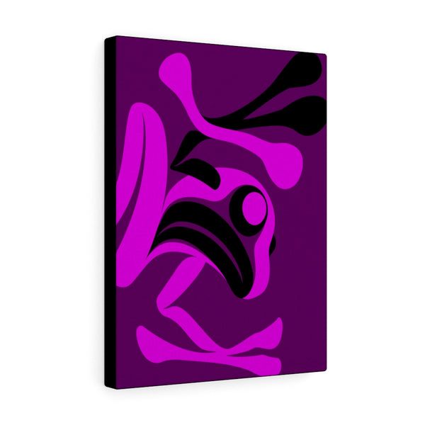 The Story Teller on Purple Canvas Gallery Wraps