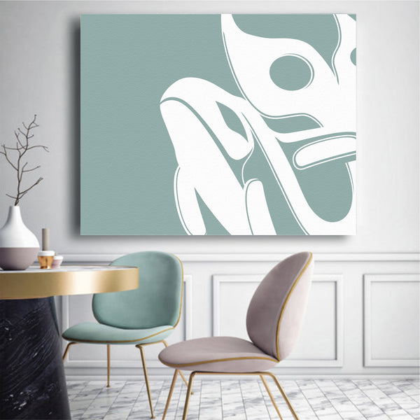 Mint Killer Whale Canvas 2018