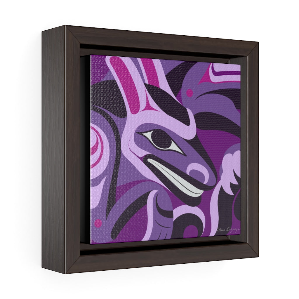 Formite on Purple Framed Premium Gallery Wrap Canvas