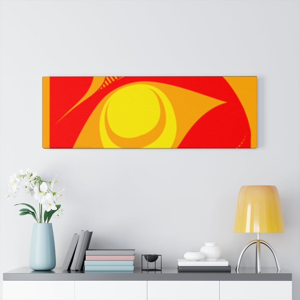 orange hawk on Canvas Gallery Wraps