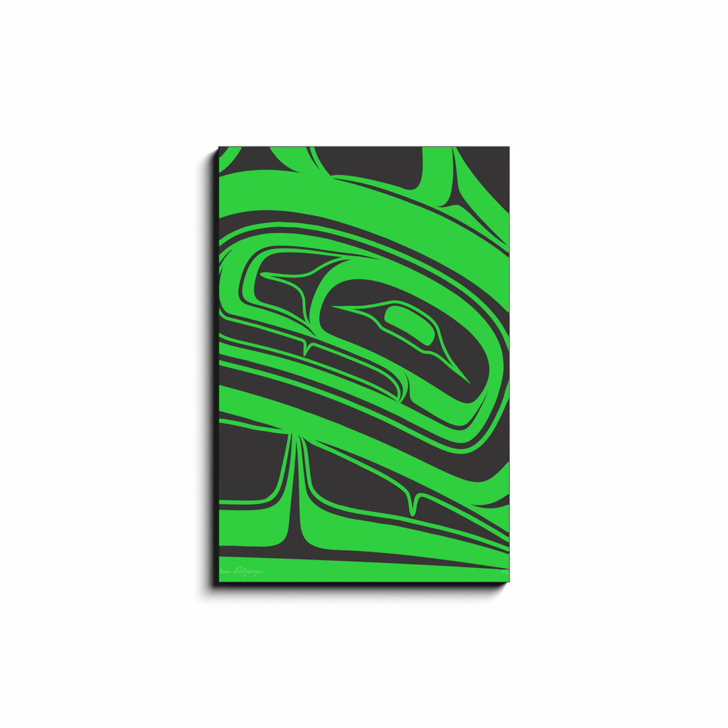 Green Formline Classic on Canvas