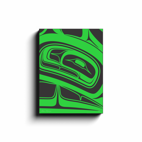 Green Formline Classic on Canvas
