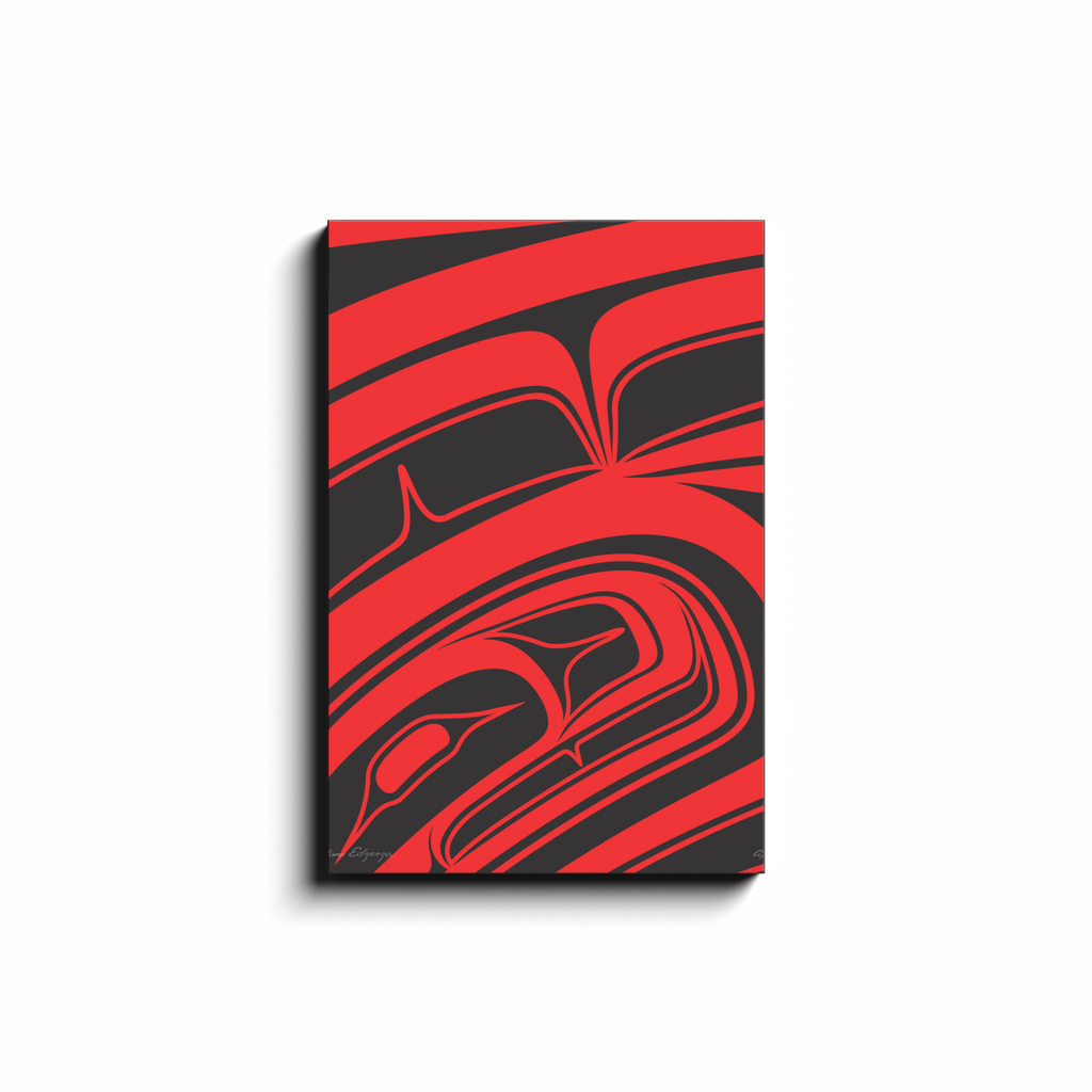 Red Formline Classic on Canvas
