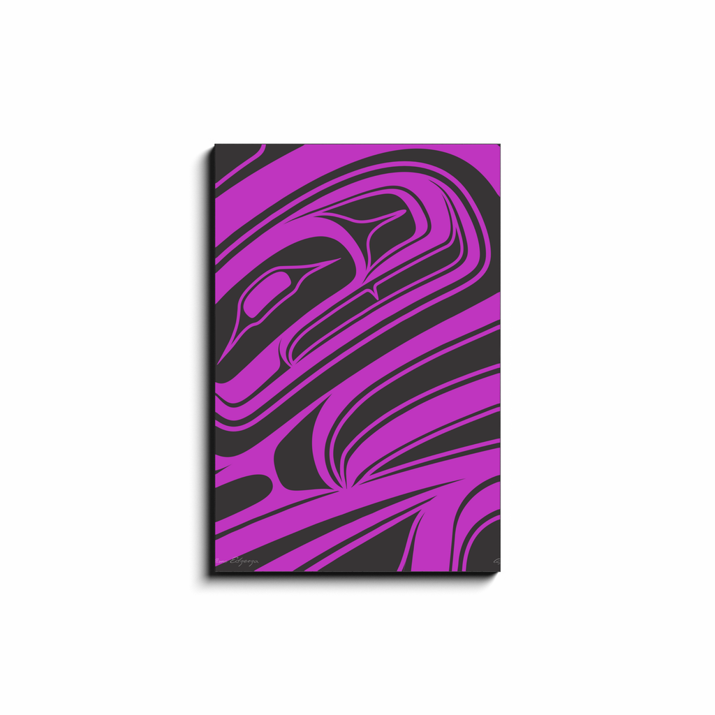 Purple Formline Classic on Canvas