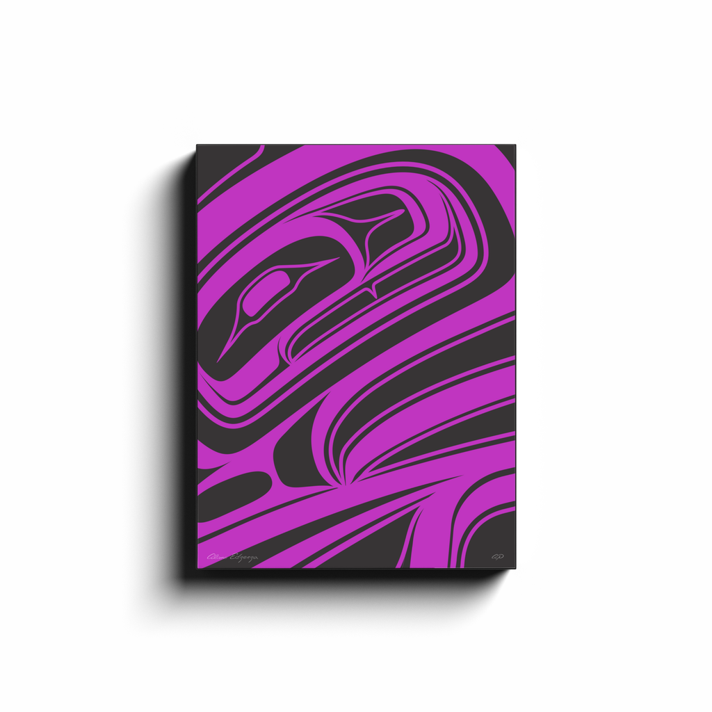 Purple Formline Classic on Canvas
