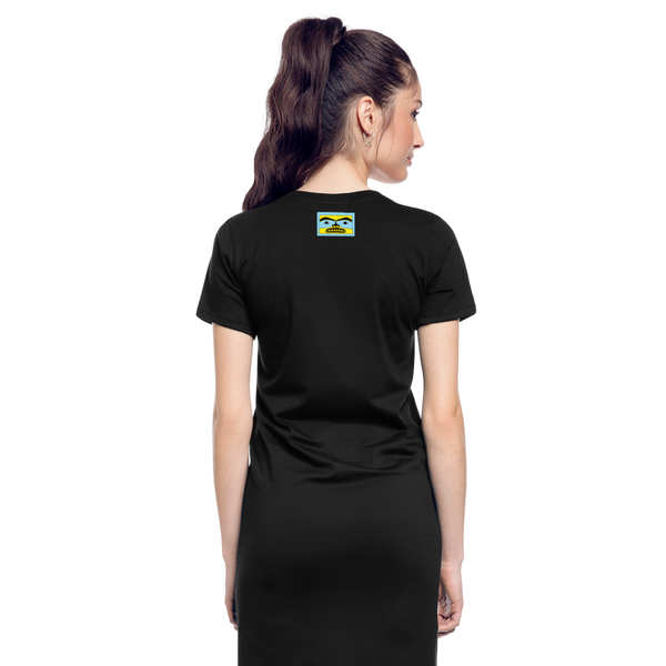 Women's T-Shirt Dress - black