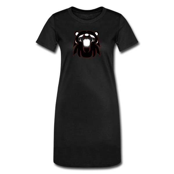 Women's T-Shirt Dress - black