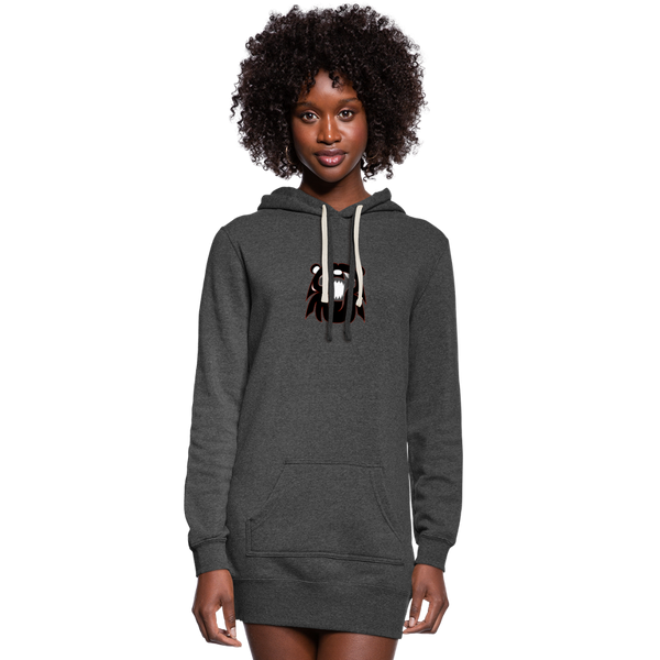 Women's Grizzly Hoodie Dress - heather black